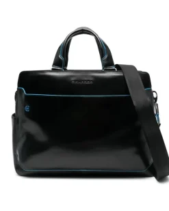 Laptoptasche mit Logo-Applikation - Schwarz