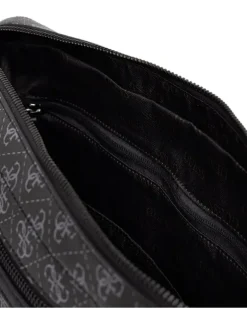 Laptoptasche mit Logo-Muster - Schwarz