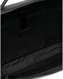 Laptoptasche mit Logo-Prägung - Schwarz