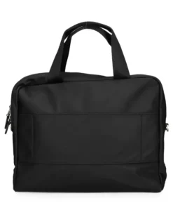 Laptoptasche mit Logo-Schild - Schwarz