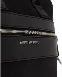 Laptoptasche mit Logo-Schild - Schwarz