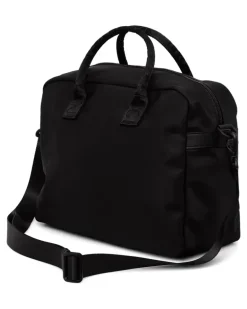 Laptoptasche mit Logo-Schild - Schwarz