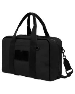 Laptoptasche mit Logo-Schild - Schwarz