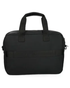 Laptoptasche mit Logo-Streifen - Schwarz