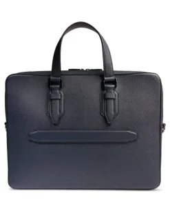 Laptoptasche mit Schnallendetail - Blau