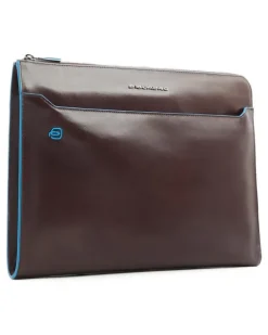 Laptoptasche mit verstaubaren Henkeln - Braun