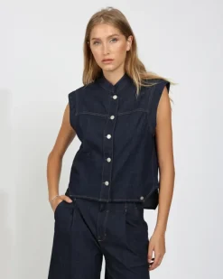 94LARA VEST - relaxed fit