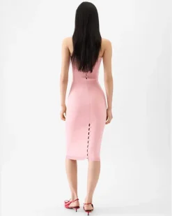 La Robe Maille Sera - Rosa Hellrosa