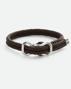 Leather Armband-Braun - Herren