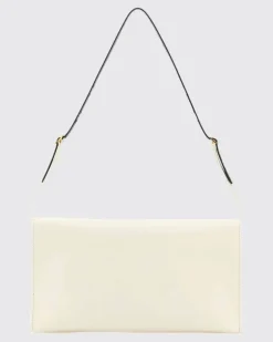 Leder-Aktentasche Beige