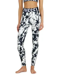 Leggings aus bedruckter Mikrofaser - Hosen - Damen - Bunt