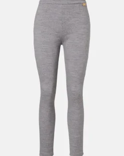 Leggings aus einem Wollgemisch Grau
