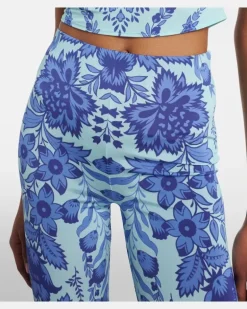 Leggings aus Jersey Blau