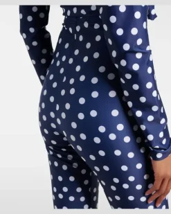 Leggings aus Jersey Blau