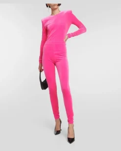 Leggings aus Jersey Rosa
