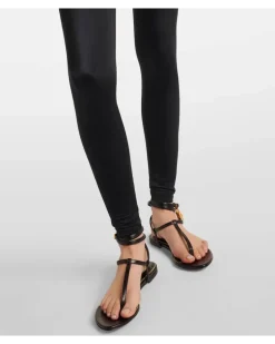 Leggings aus Jersey Schwarz