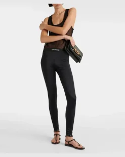 Leggings aus Jersey Schwarz