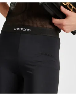 Leggings aus Jersey Schwarz