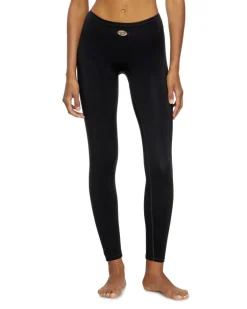 Leggings aus Stretch-Nylon - Hosen - Damen - Schwarz