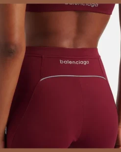 Leggings Burgunderrot
