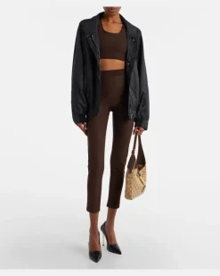 Leggings GG aus Jacquard Braun