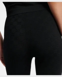 Leggings GG aus Jacquard Schwarz