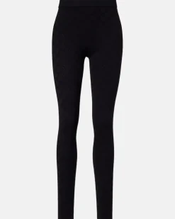 Leggings GG aus Jacquard Schwarz