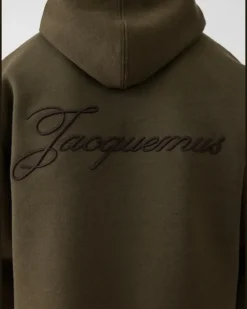 Le Gilet Capuche Piqué - Multi Khaki