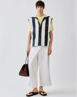 Le Gilet Marinière - Jacquard Big Stripes Marineblau