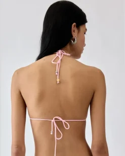 Le Haut De Plage Triangle - Rosa