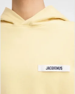 Le Hoodie Gros Grain - Gelb Hellgelb