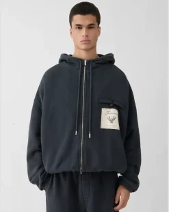 Le Hoodie Torneo - Rosemary Label Blau