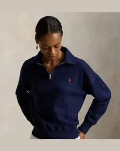 Leichtes Sweatshirt aus Fleece Blue