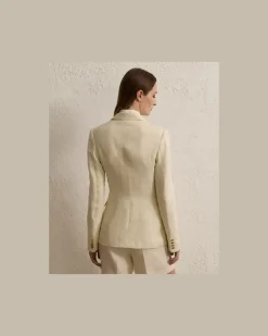 Leinenjacke Camden Cream