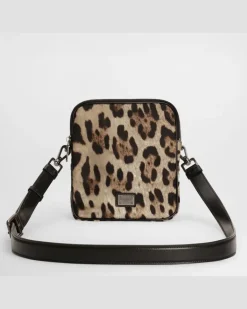 Leopard-print Nylon Bag - Mann Rucksäcke Und Bauchtaschen Animalprint