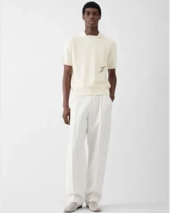 Le Polo Maille J - Weiß Cremeweiß