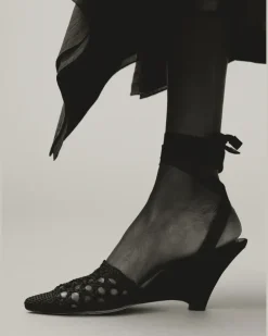 Les Espadrilles Hautes - Schwarz