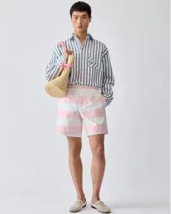 Le Short Caleçon - Jacquard Big Stripes Light