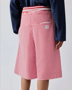 Le Short D'été - Print Mini Stripes Rot