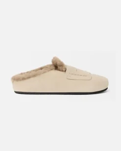 Les Mules Mocassin - Beige Hellbeige