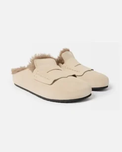 Les Mules Mocassin - Beige Hellbeige