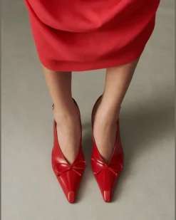 Les Slingbacks Cubisto Hautes - Rot