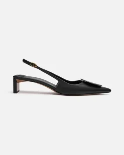 Les Slingbacks Duelo Basses - Schwarz