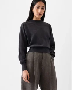 Le Sweater Brodé - Dark Grau