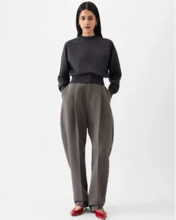 Le Sweater Brodé - Dark Grau