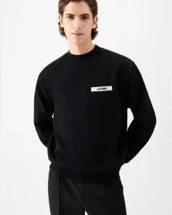 Le Sweatshirt Gros Grain - Schwarz