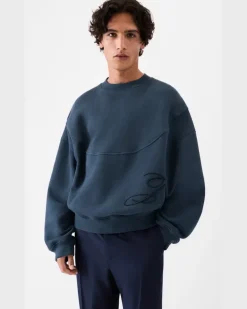 Le Sweatshirt J - Blau Dunkelmarineblau