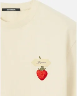 Le T-shirt Fraise - Strawberry Patch Weiß