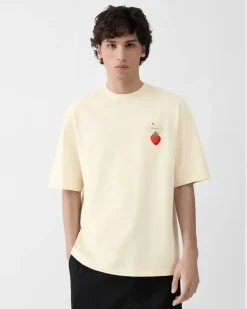 Le T-shirt Fraise - Strawberry Patch Weiß