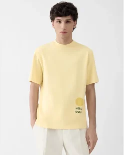 Le T-shirt Hello Dubai - Palm Gelb